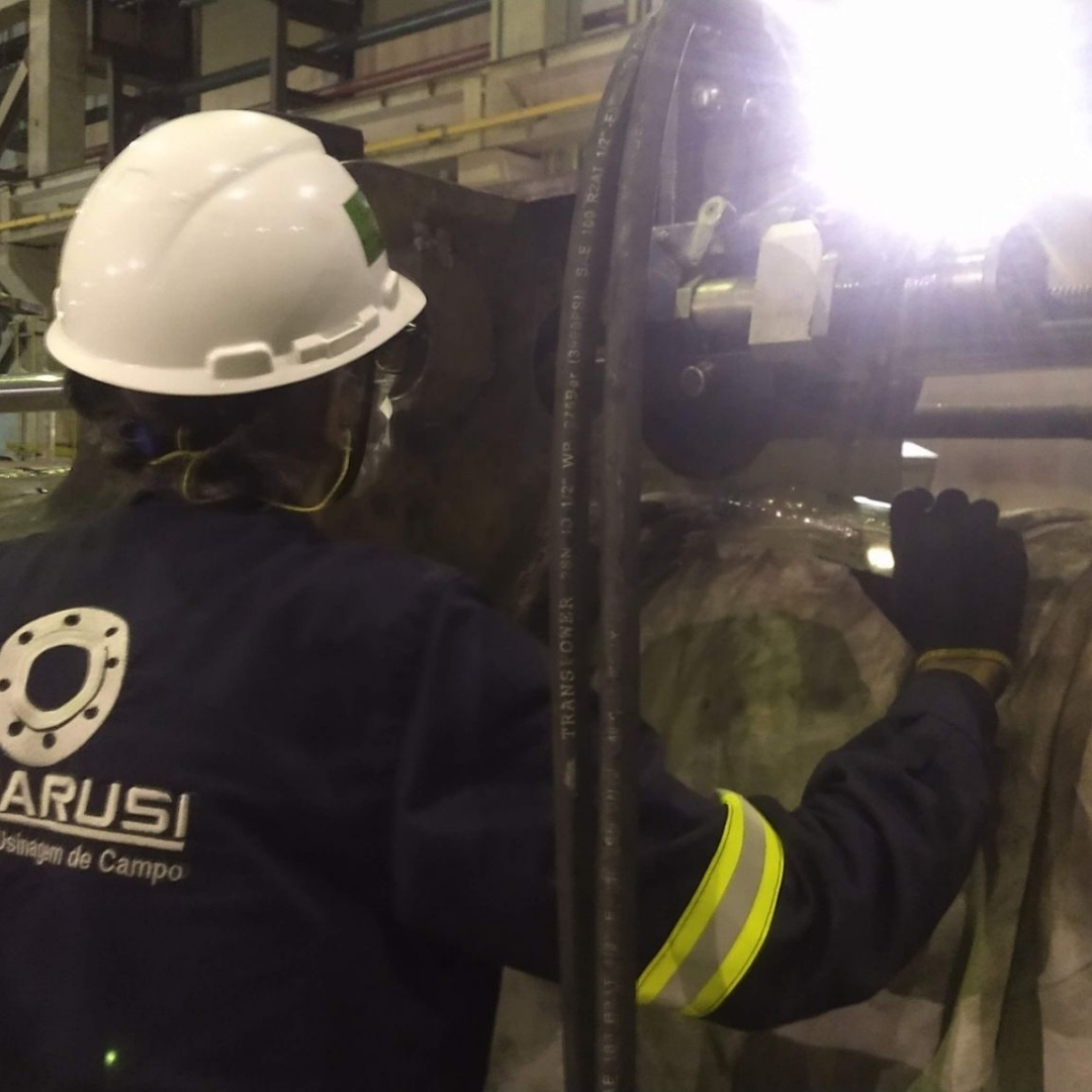 Reparusi - Soluções em usinagem de campo indutrial, petroleo, gás, textil